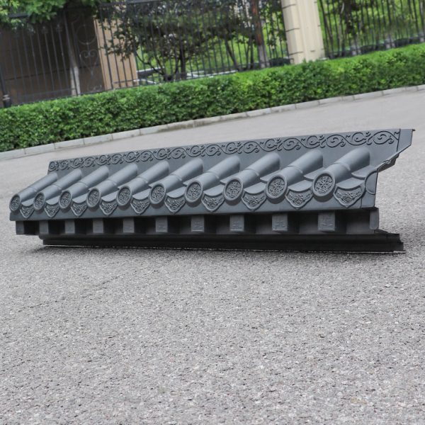 梦古小号免架子瓦26cm立体仿古中式一体复古塑料装饰屋檐树脂瓦片