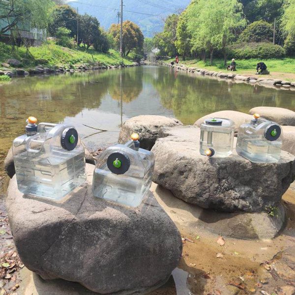可拆洗家用户外多功能露营插管抽水带车载龙头打山泉纯净矿泉水桶