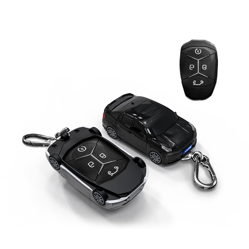 适用于领克03车钥匙套汽车模型壳02个性扣03创意小车模型包改装男