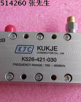进口 KJC K526-421-030 500-1100MHz 30dB RF 射频宽带定向耦合器