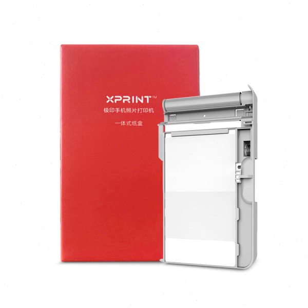 极印Xprint照片纸3寸相纸手机照片打印机相片纸一体式纸盒