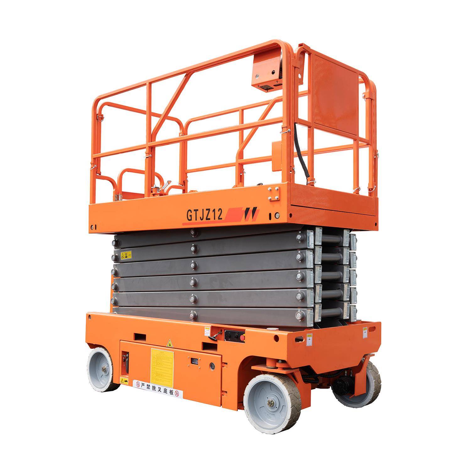 剪叉升降平台12米户外电动高空作业车液压移动机可移动