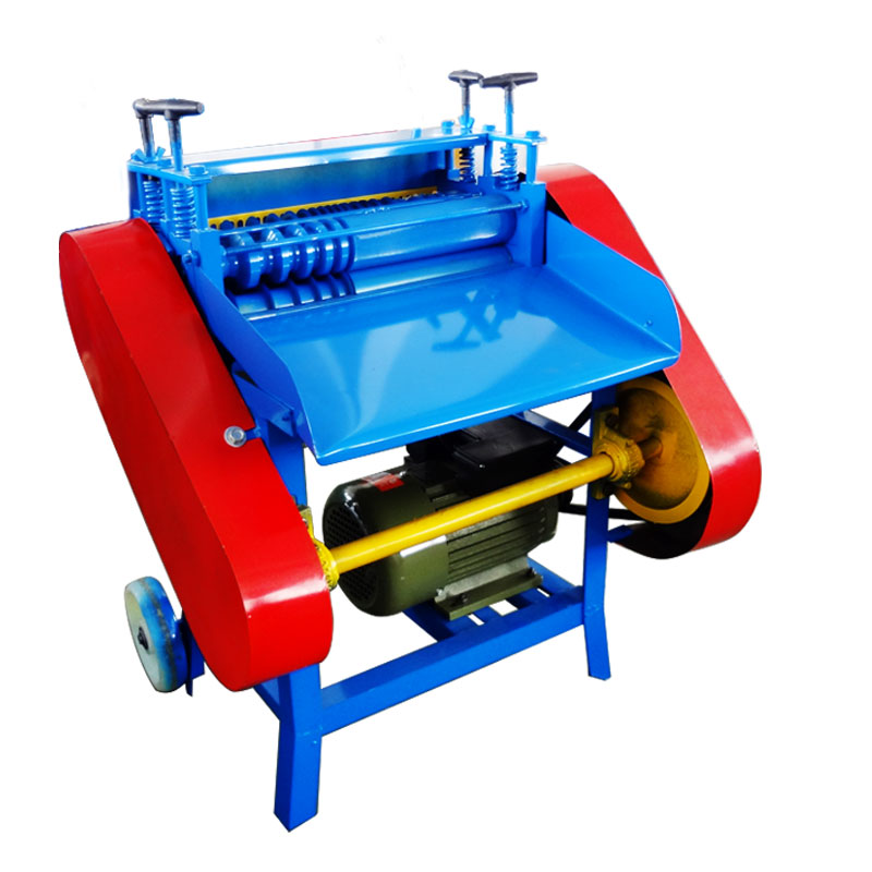 废旧电缆剥线机全自动扒皮电线拨线家H用小型剥皮废铜线去皮双刀