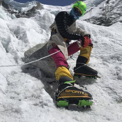 兄弟雪豹十四齿捆绑行走式探险登山攀冰BRS-S5A全卡锰钢冰爪