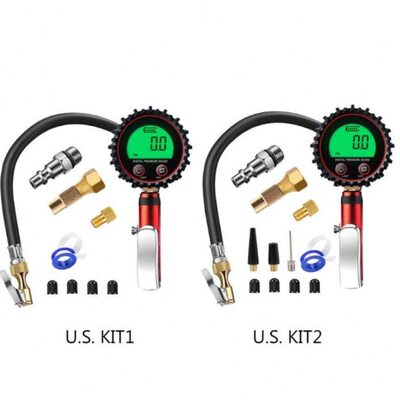 3-255 PSI Professional Reader Tire Air Pressure Gauge for Ca