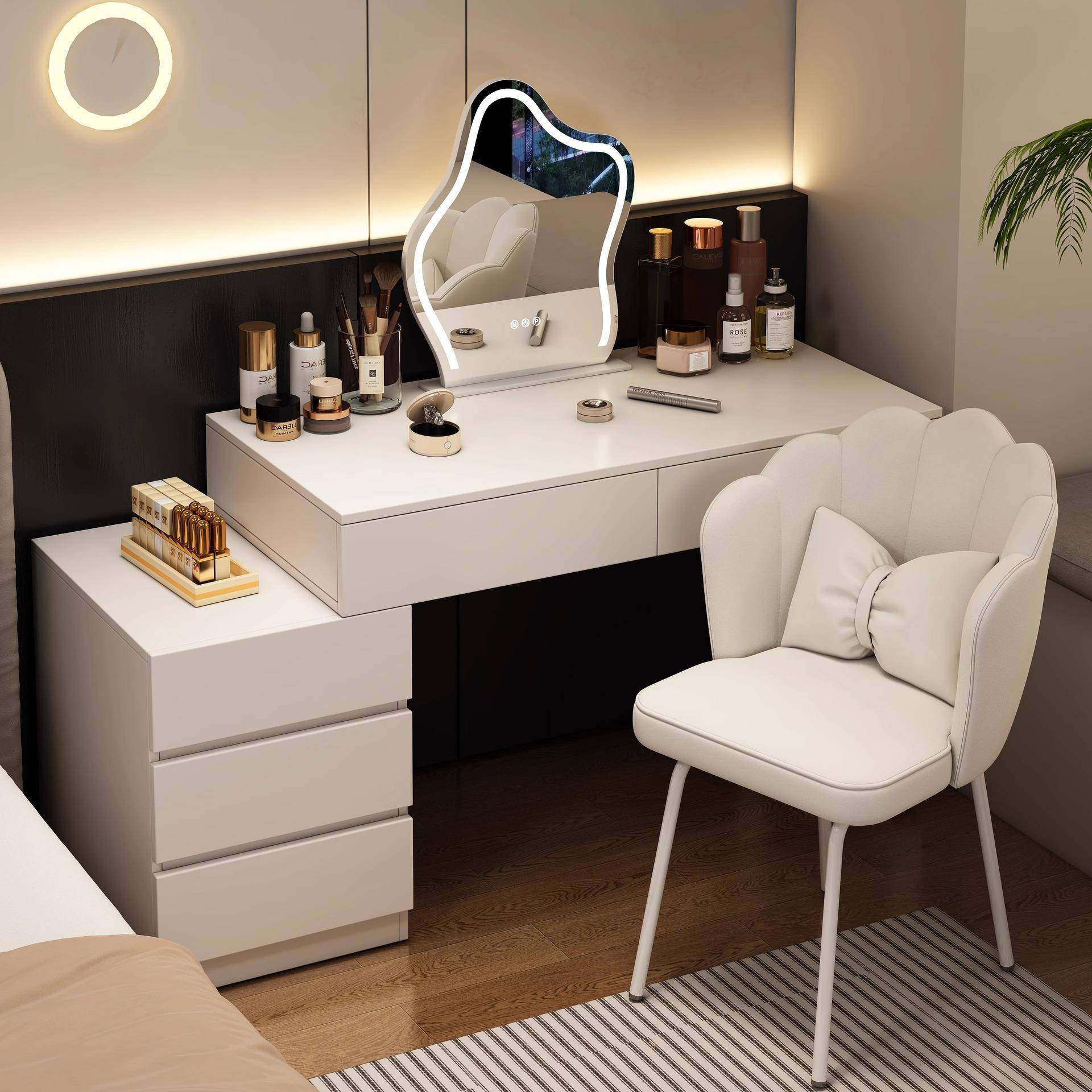 梳妆台卧室简约现代2025新款轻奢小户型收纳柜一体主卧书桌化妆桌,鲜花速递/花卉仿真/绿植园艺,割草机/草坪机,淘宝优惠券,粉丝福利购,淘宝优惠卷