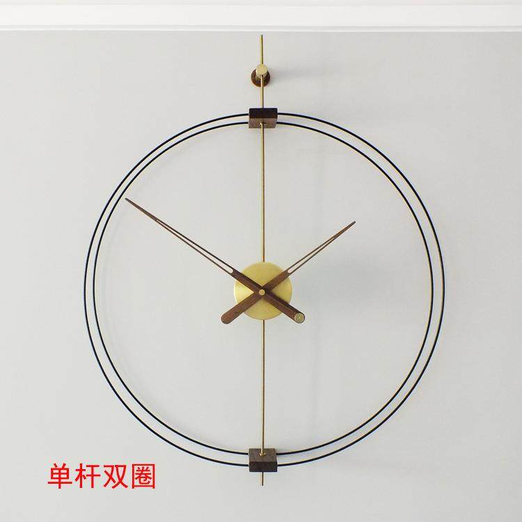 西班牙nomon挂钟客厅家用时尚个性极简挂表轻奢简约餐厅大气钟表