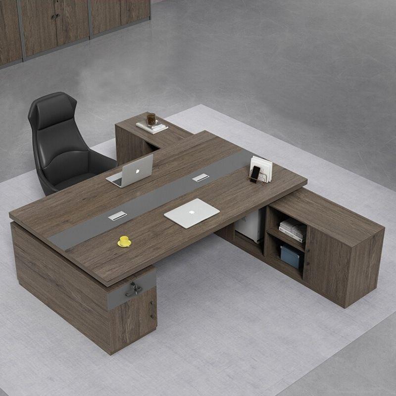 办公桌椅组合简约现代双人台式财务电脑桌办公室老板经理桌面对面