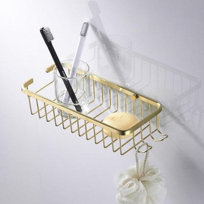 304不锈钢网篮拉丝金置物架角篮浴室长方形三角转卫生间角篮