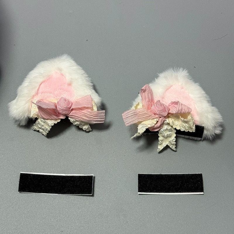 安全帽装饰猫耳朵电动车机车装饰改装配饰贴纸爱马客厅灯Diy改造