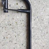 徐工吊车配件新款 卷扬倒车镜支架原厂