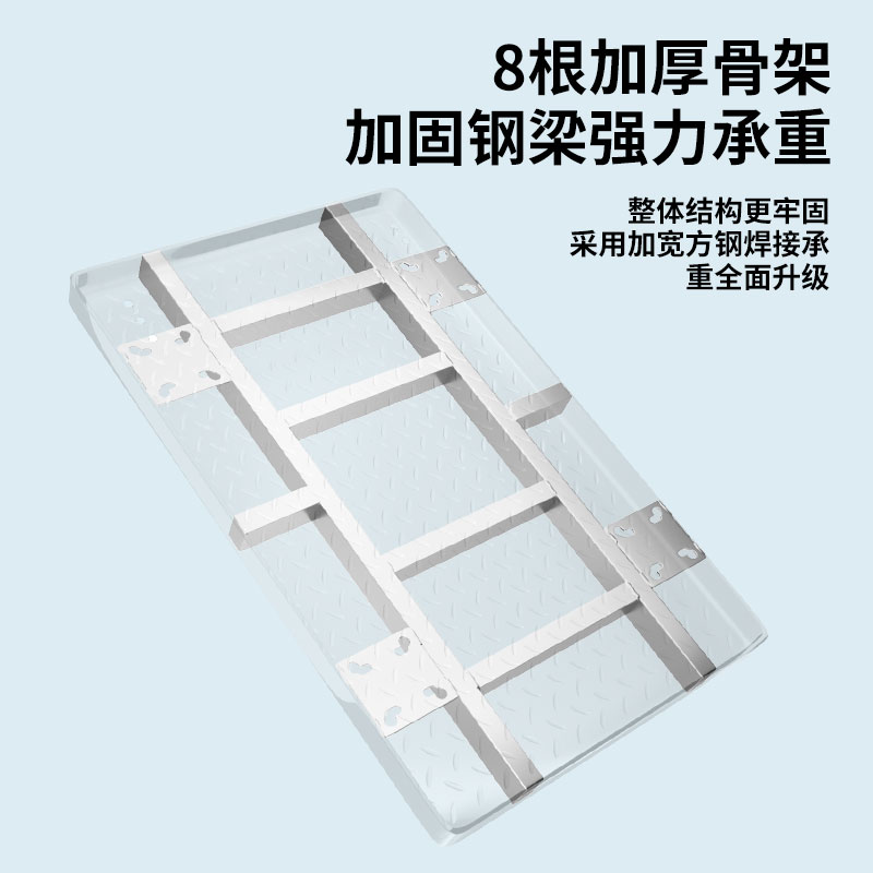 钢板小推车拉货i平板手推车搬运车家用四轮推车折叠可携式快递小