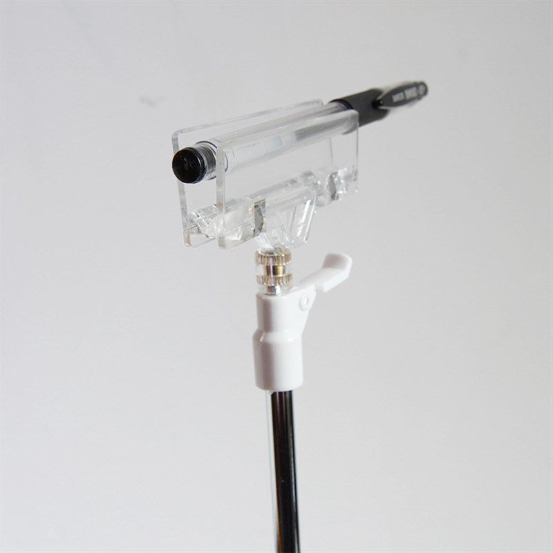 桌面pop金属展示n架不锈钢伸缩广告K板台式广告架商超展示牌支架