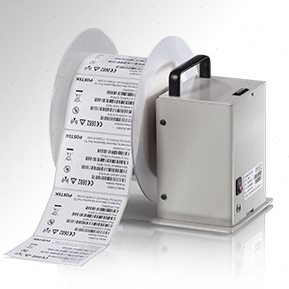 博思得R120通用型外置标签纸回绕器自动回卷器条码机卷纸器卷纸机