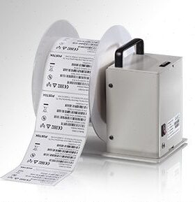 博思得R120通用型外置标签纸回绕器自动回卷器条码机卷纸器卷纸机