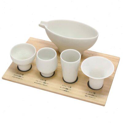 日式陶瓷分酒器 带托盘 酒具 酒盅