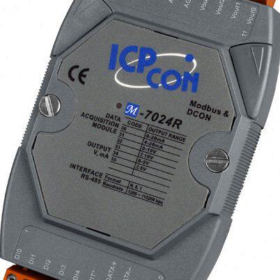 M-7024R-G  4通道模拟输出和5个通道的DI