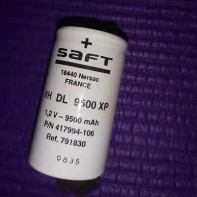 全新原装SAFT VH DL 9500XP 1.2V-9500mAh 1号大号充电电池 保1年