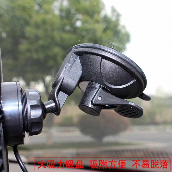 湖鑫车载大风扇吸盘式车用12V-车内电风扇6寸大货车24V风大静音扇