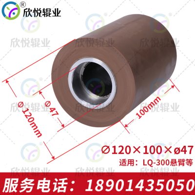 现货120X100塑料切粒机胶辊耐磨耐温滚轮造粒机压轮LQ300滚筒