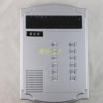 兼容视得安750D6直按式非可视主机750B楼宇对讲门铃可代换750系列