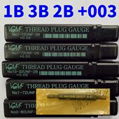 镀前螺纹塞规0 90UNS加大牙规1B2B3B 0.03 80UNF