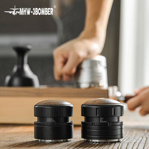 MHW-3BOMBER轰炸机咖啡压粉器按压式恒定压力慢回弹粉锤58mm