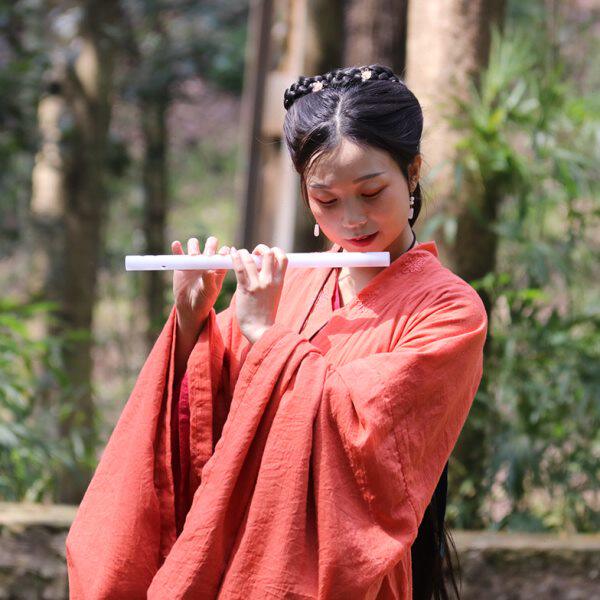 初学短笛无膜孔玉笛子白玉树脂笛子成人专业演奏男女古风乐器入门