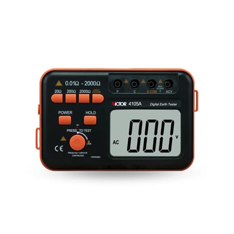包邮胜利原装 VC4105A数字接地电阻测试仪 VC60B+绝缘电阻测试仪