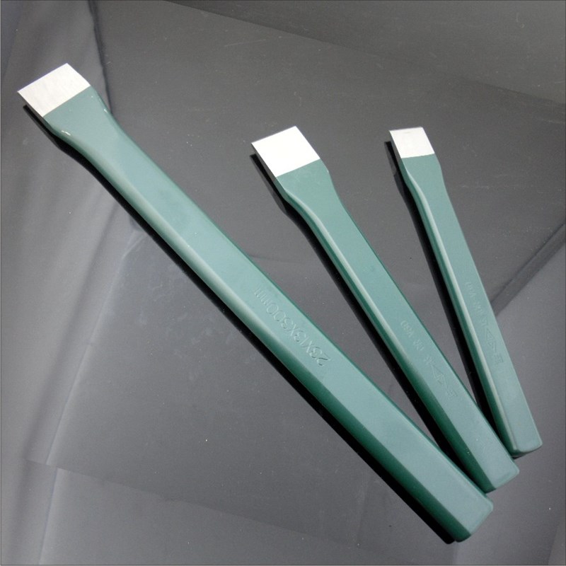 胜达工具 60铬钒钢  宽头扁形石工凿子 钢錾子 可凿铁 尖凿 扁凿