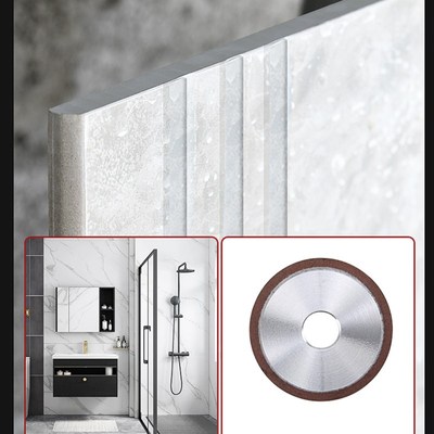 全自动台式瓷砖切割机水刀开槽磨边岩板石J材地砖多功能45度倒角