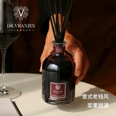 意大利Dr.Vranjes浆果甜酒无火藤条香薰家用高级香氛礼盒生日礼物
