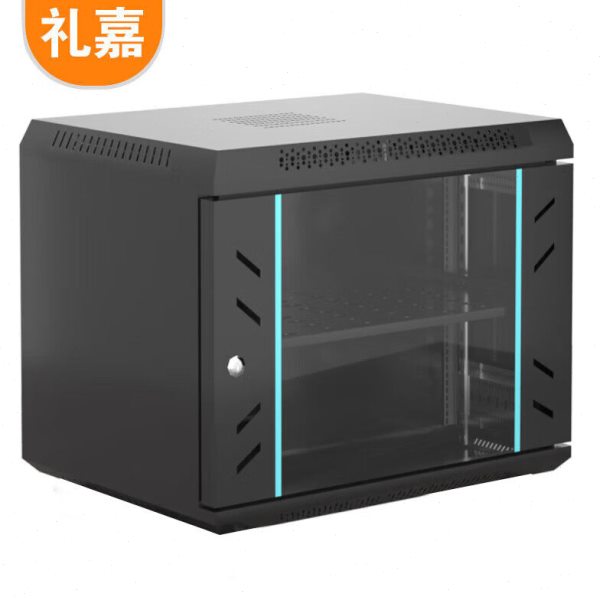 礼嘉 豪华款 0.5米9U网络机柜19英寸500*550*450 黑色 LJ-H8609