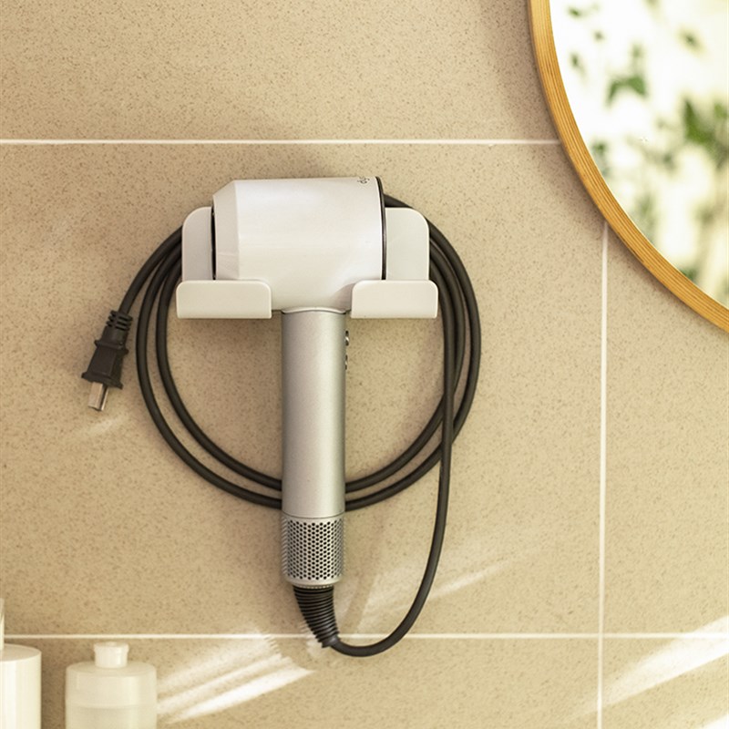 懒人吹风机置物架壁挂免s打孔手拿风筒收纳支架电吹风放置架子挂