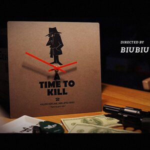 Steppyplus「A TIME TO KILL」时钟挂墙摆件 现代简约 挂钟 创意