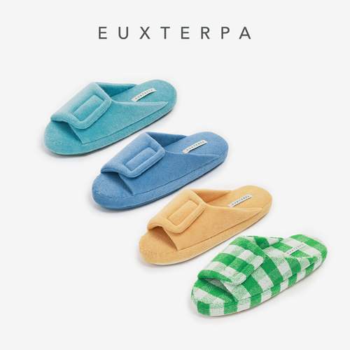 EUXTERPA欧特帕粘扣厚底家居拖鞋