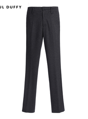 LAOUL DUFFY深灰秋款休闲男士正装时尚弹力冬季新款长裤DK17351A