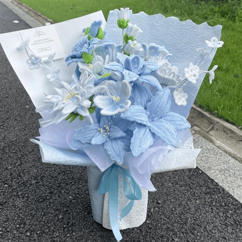 创意扭扭棒手工编织夹板凤花束diy材料包送男女朋友闺蜜节日礼物