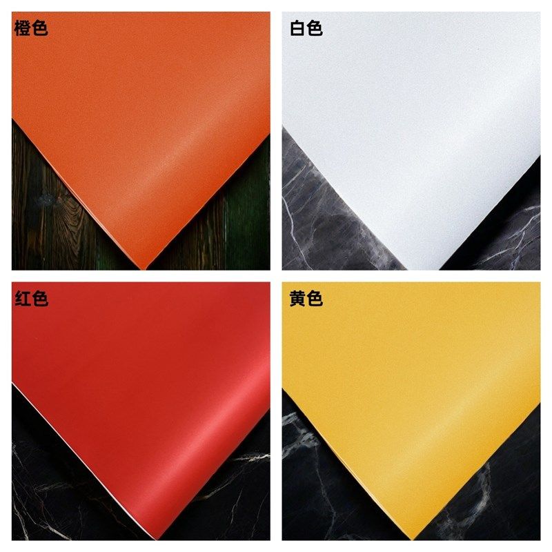 pvc自粘纯色波音软片装饰膜家具翻新贴纸展柜览改色木纹整卷,家居饰品,软装墙贴,淘宝优惠券,粉丝福利购,淘宝优惠卷