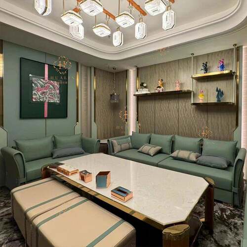 ktv沙发私人影院酒吧夜总会包厢港式轻奢清吧歌舞厅茶几沙发组合