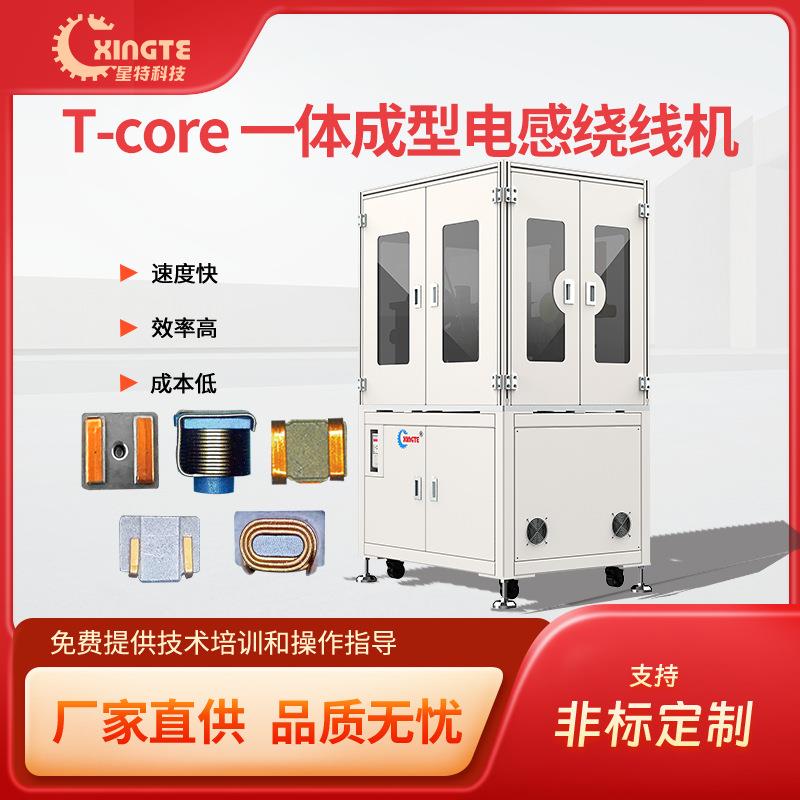 全自动一体成型T-core贴片电感绕线机高端电子电感产品设备