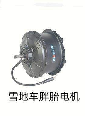 48V750W锂电汽车雪地车肥胎马达改装电动摩托车马达前驱后驱高速