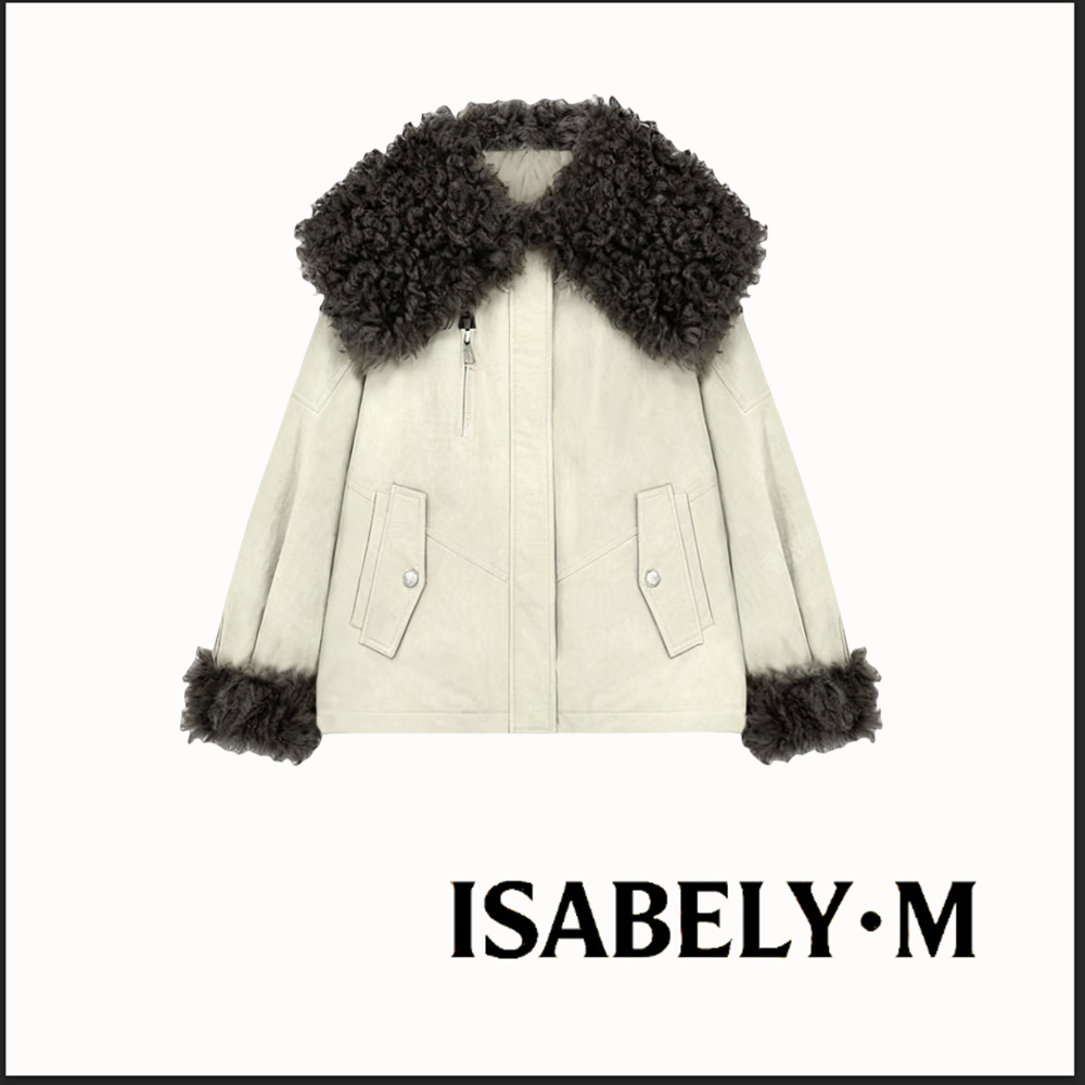 【十周年】ISABELY•M 设计感巴恩风巨好看的毛领外套女冬季