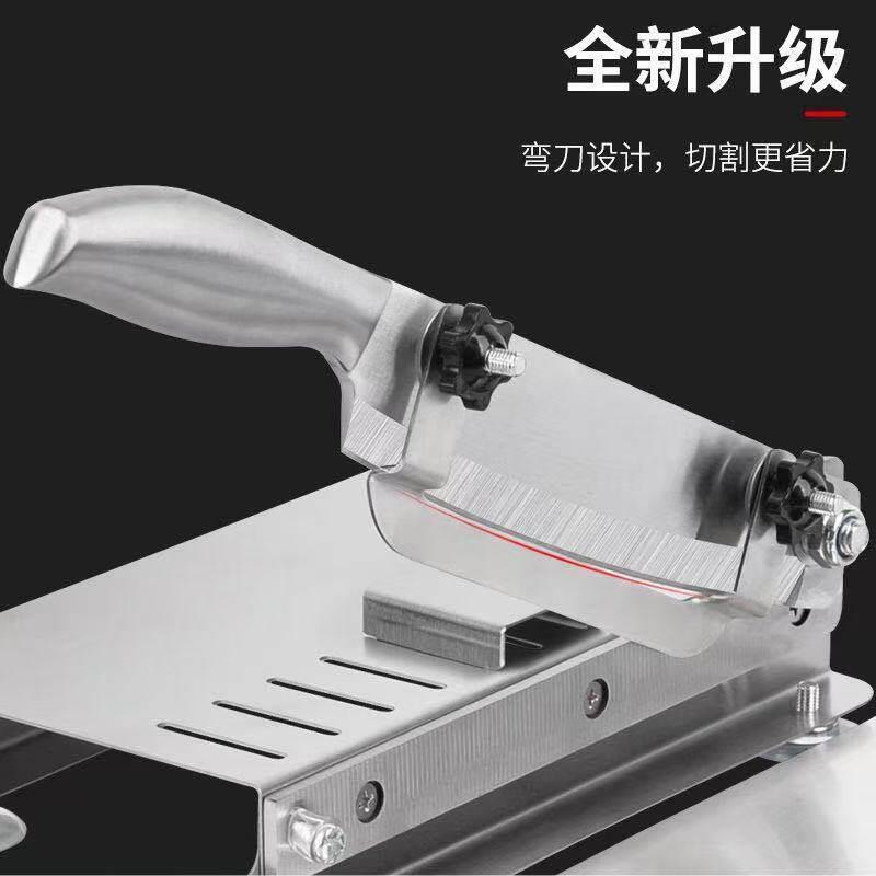 多功能剁鸡鸭切桃机家用铡刀切肉机切骨头切排骨不锈钢切肉片机