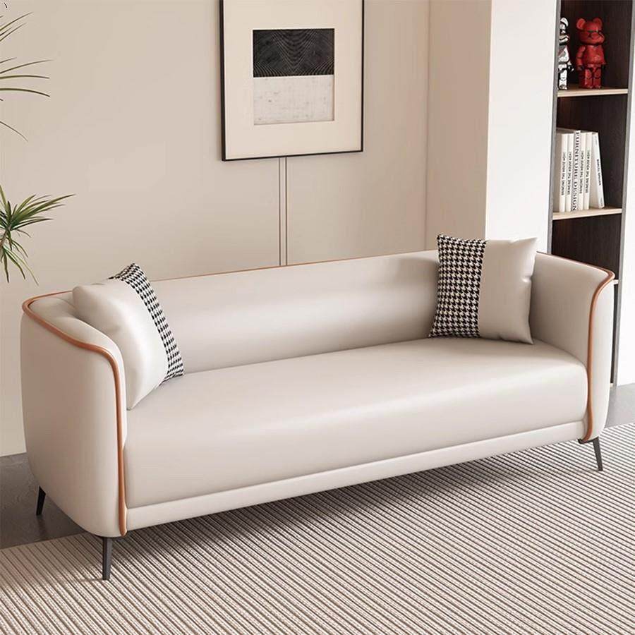 沙发小户型出租房服装店休息区接待卡座简易三人客厅双人卧室沙发