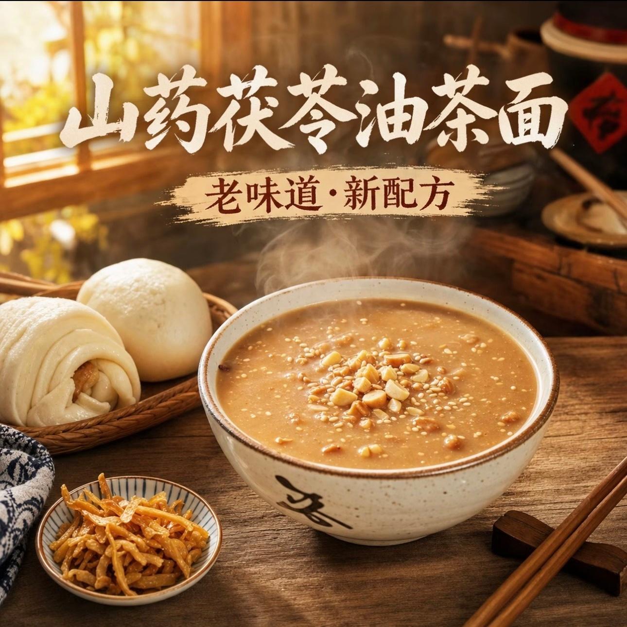 【爆！惊喜价】山药茯苓油茶面老式传统儿时味道油茶营养餐-X