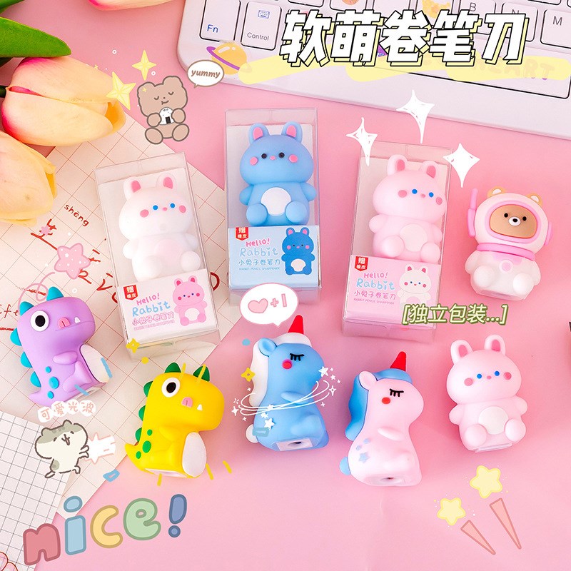 儿童迷你卷笔刀24个装创意便携小号铅笔削笔刨器可爱小学生削笔刀