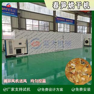 生笋烘干设备 竹芽竹笋去皮切片烘干生产线 春笋烧生物颗粒烘干机