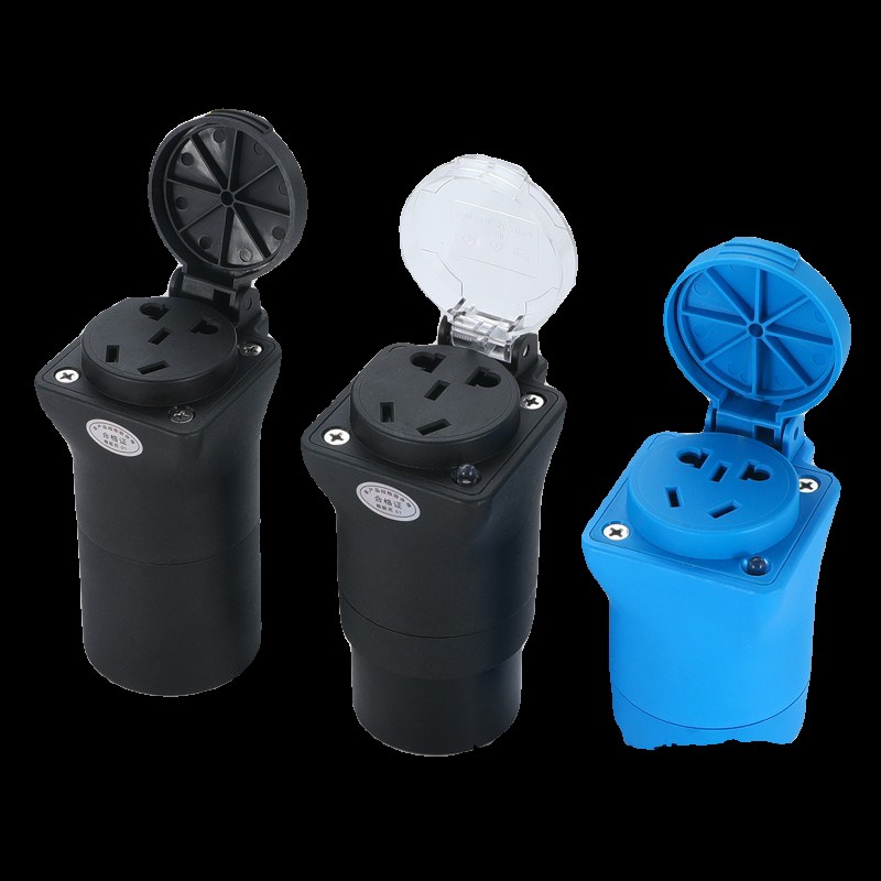 交流7孔充电桩转k换o插座电动车房车电摩电源露营充电桩220V取电