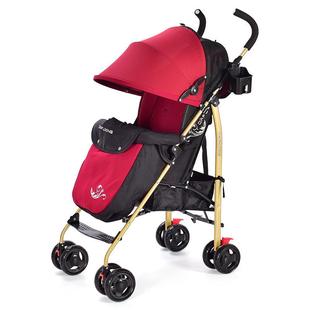 婴儿推车宝宝伞车可坐可躺折叠超轻便bb小孩遛娃神器保暖脚套